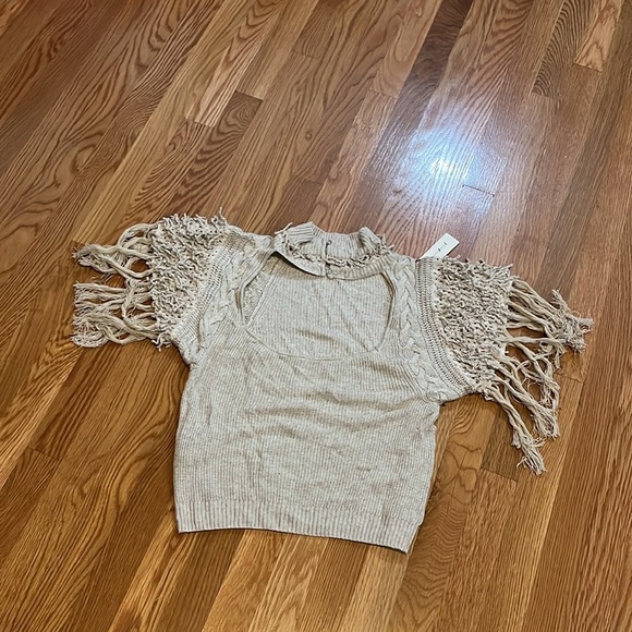 Anthropologie Aphrodite Tee Sweater Size Medium NWT - Picture 7 of 10